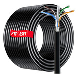 Cable Ethernet Cat 6 Exterior (165 Pies) Ftp Blindado, 23