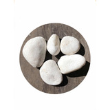 Piedra Blanca Marmol Tamboreado X 20 Kg Calidad Stock