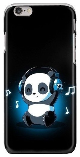 Funda Celular Panda Melomano Amantes De La Musica Toda Marca