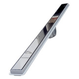 Ralo Linear Grelha Inox 5x70cm Colar Piso Sifonado 