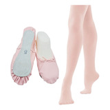Zapatillas Badanas 1/2 Punta + Medias Ballet Danza 2 Product
