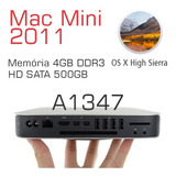 Apple Mac Mini A1347 Core I5 2011 Hd 500gb 4gb High Sierra