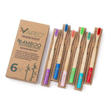 Vaireo - Cepillo De Dientes Suave De Madera De Bambú Respetu
