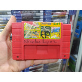 Multijuegos 5 En 1 Mario, Aladdin, Power R - Super Nintendo 