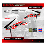 Kit Calcos - Gráfica Honda Crf 250/450r - 2013/17