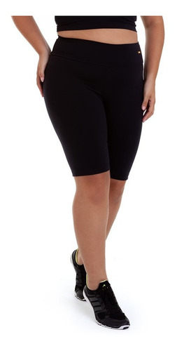 Kit 4 Calças Legging Plus Size + 4 Bermudas Plus Size 