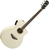 Yamaha Apx600 Vwh Guitarra Electroacústica Cuerdas De Acero