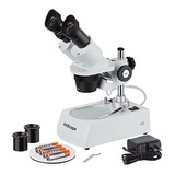 Microscopio Estéreo Binocular Montado Hacia Adelante Amscope