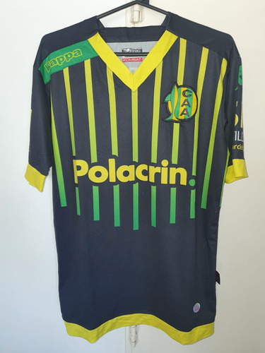 Camiseta Aldosivi Kappa Negra 2017 Utileria 25 Alexis Castro