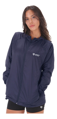 Campera Rompeviento Mujer Deporte Capucha Impermeable Lluvia