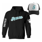 Kit Sudadera + Gorra Sublimada Mod Lmb Saraperos De Saltillo