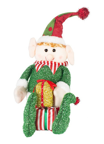 Muñeco Navideño Duende 42 Cm