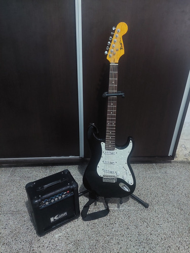 Guitarra Electrica Field Stratocaster +ampli +soporte +funda