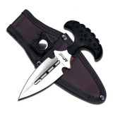 Mini Faca Tática Mtech Double Edge Ttype Push Dagger