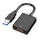 Adaptador Usb A Hdmi, Cable Usb 3.0/2.0 A Hdmi De Pantalla M