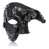 Máscara De Metal Cyborg De Media Cara Para Halloween