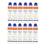 Kit 12 Desodorante Dove Antitranspirante Aero Original 250ml