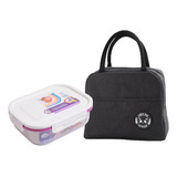 Lunchera Termica Vianda Escolar Combo Bolso + Taper Lonchera