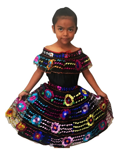 Vestuario Traje Chiapaneca Chiapas 3, 4, 5 Y 6 Olanes