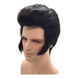 Peluca Presley Para Hombre, Para Cosplay De Elvis Singers, P