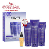 Kit Home Care Matizante E Reparador De Pontas Trivitt Loiro