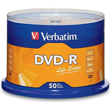 Disco Virgen Dvd+r Verbatim De 16x Por 50 Unidades