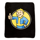 Manta De Forro Polar Grande De Fallout Vault Boy  Merca...