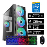 Pc Gamer Barato Intel I5 8gb Ssd 240gb Placa De Vídeo