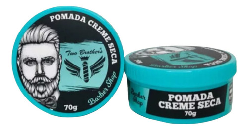 Kit 6 Cera Pomada Creme Seco Para Cabelo E Barba Twobrothers