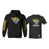 Kit De Sudadera + Playera Mod Jacksonville Jaguars Estampado