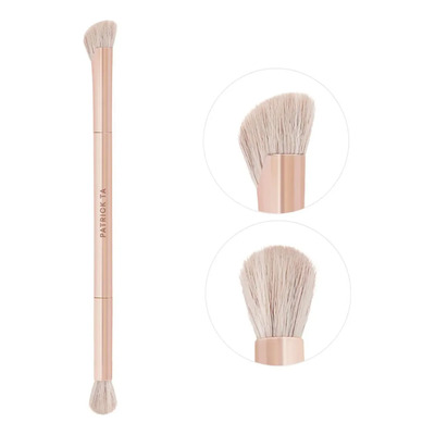 Pincel De Maquiagem Patrick Ta Dual End Precision Nose Conto