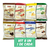 Kit Sequilhos Zero Hué Sem Glúten Sem Lactose Vegano 8 Un