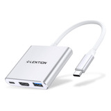 Adaptador Usb C A Jack Lention Usb C 3 1 Usb 3.0 Y Hdmi 4k