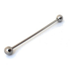 Piercing Transversal Reto Grande 5cm Em Aço Cirurgico 316l