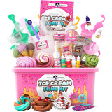 Kit De Slime De Helado, Increíble Kit Para Hacer Slime De He