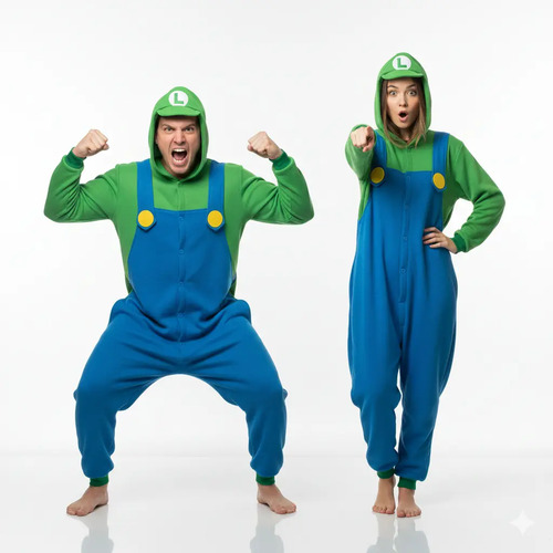 Pijama Mameluco De Luigi Para Adultos