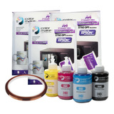 Kit Para Sublimar (papel, Tinta Y Cinta Termica) Color Make