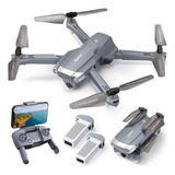 Drone Syma X30 4k Controle Wifi  Gps Cinza Com Bateria Extra