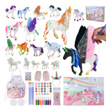 Bonnyco Regalos De Unicornios Para Niñas, Kit De Pintura C.