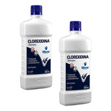 2 Shampoo Clorexidina Dugs Cães Seborreia Anti Queda 500ml