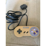 Controle Super Nintendo Original Snes Cinza