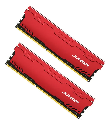 Kit Com 2x Memória Ram Desktop Juhor 4gb Ddr4 2400mhz