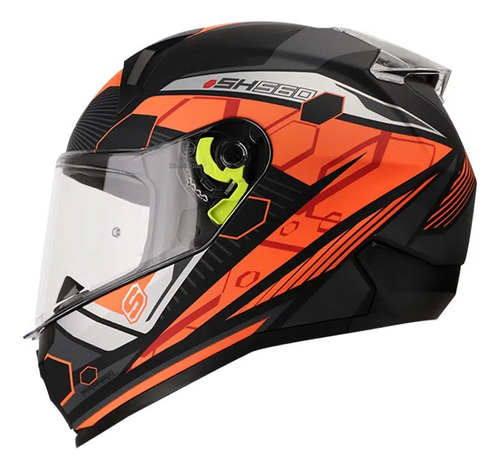 Casco Integral Shaft Sh-560 Zunder Ngromte Nara Visor Tr