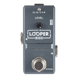 Pedal De Efeito De Guitarra Elétrica Ap-09 Nano Loop Looper