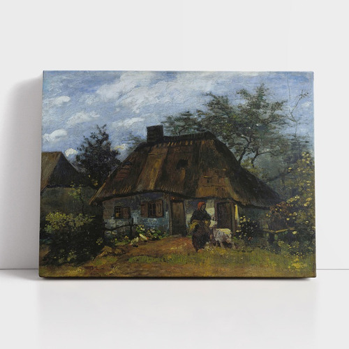 Cuadro En Liezo Van Gogh Farmhouse In Nuenen 70x55cm