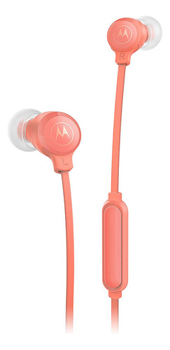 Earbuds3-s Audifono Moto M/libres Rojo