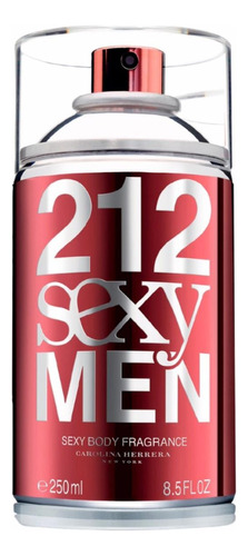 Perfume Body Spary 212 Sexy Men 250ml Original