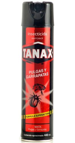 Insecticida Tanax Spray Pulgas Y Garrapatas 500 Cc