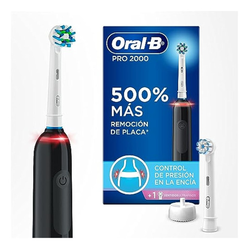 Cepillo Dientes Eléctrico Recargable Y 1 Repuesto Oral B ;o