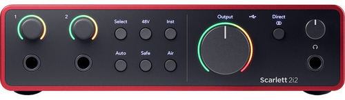 Focusrite Scarlett 2i2 Interfaz De Audio Usb-c 4ª Generacion